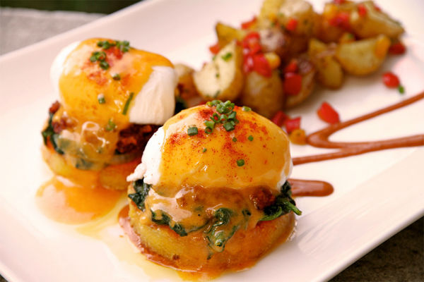 Eggs Benedict MAYA Brunch